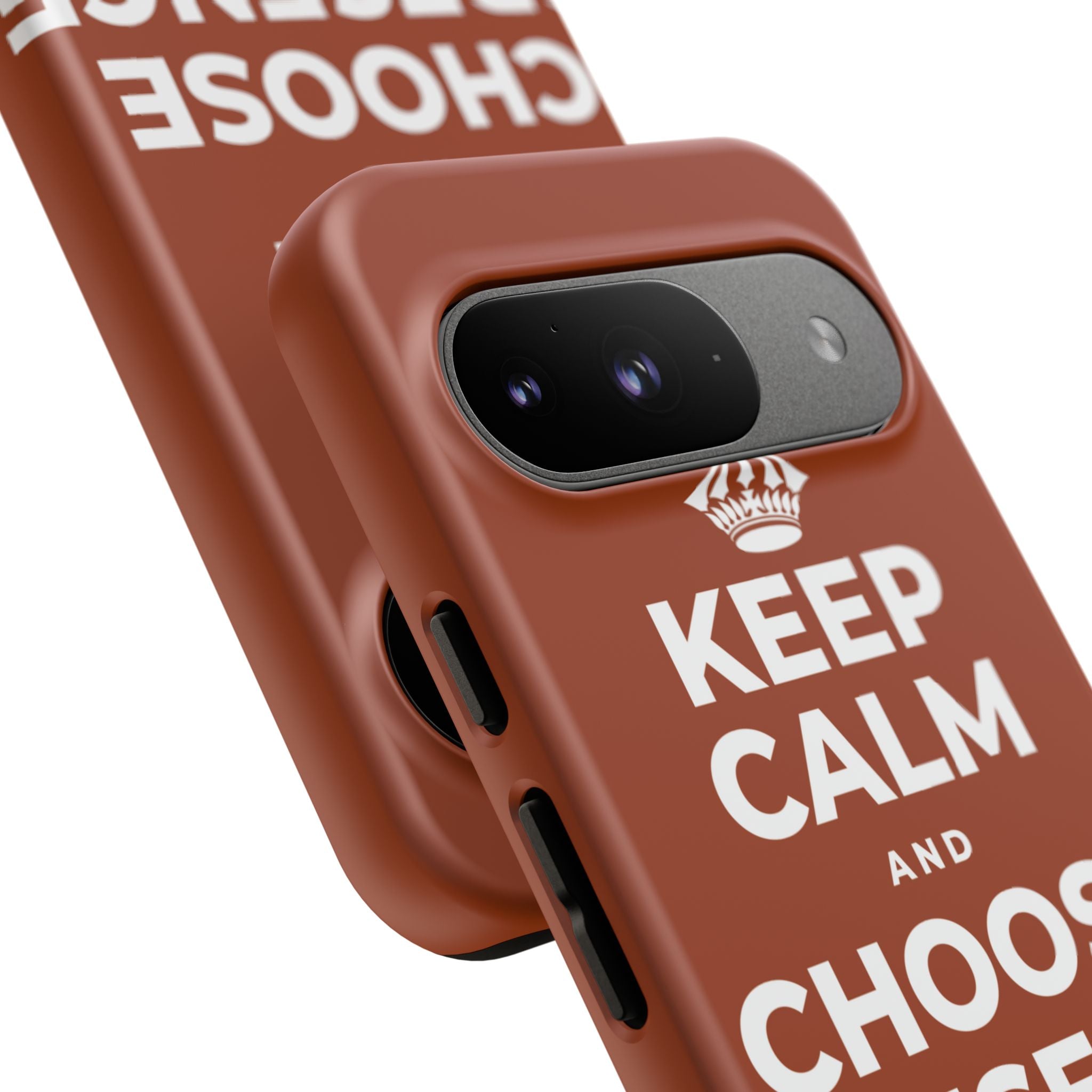 KEEP CALM AND CHOOSE PRESENCE OVER PRESENTS Phone Case