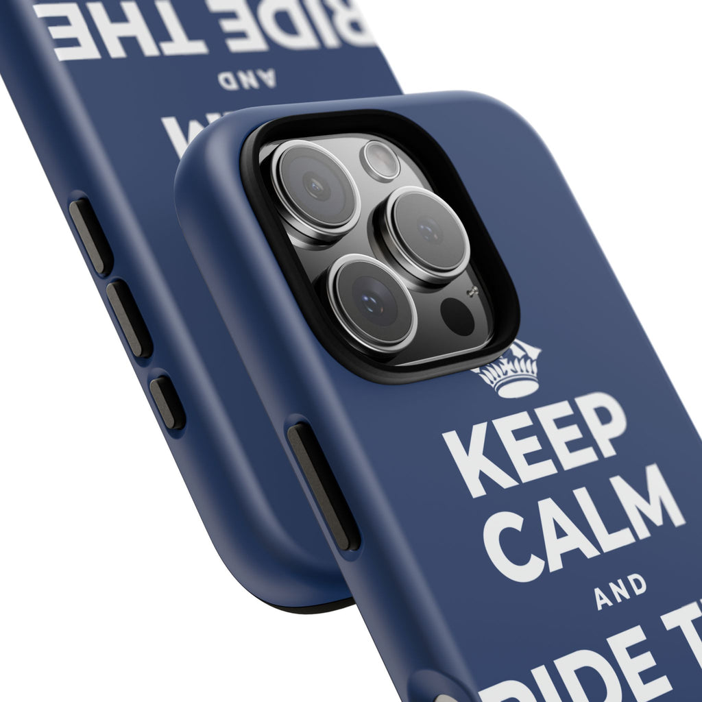 KEEP CALM AND RIDE THE GOOD WAVE Phone Case