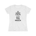 KEEP CALM AND EAT THE SNACK Women's Tri-Blend Tee