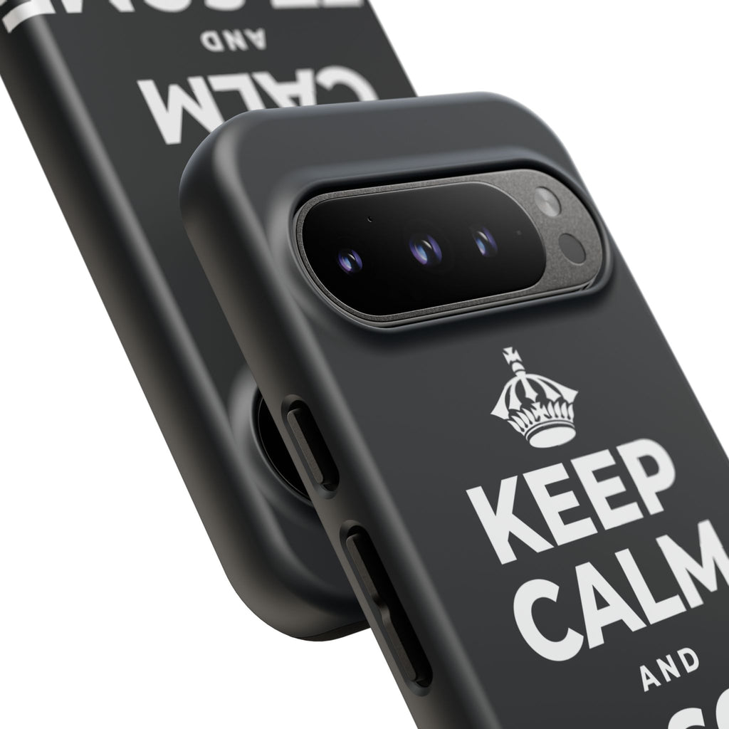 KEEP CALM AND LET SOME OF IT GO Phone Case (Dark)