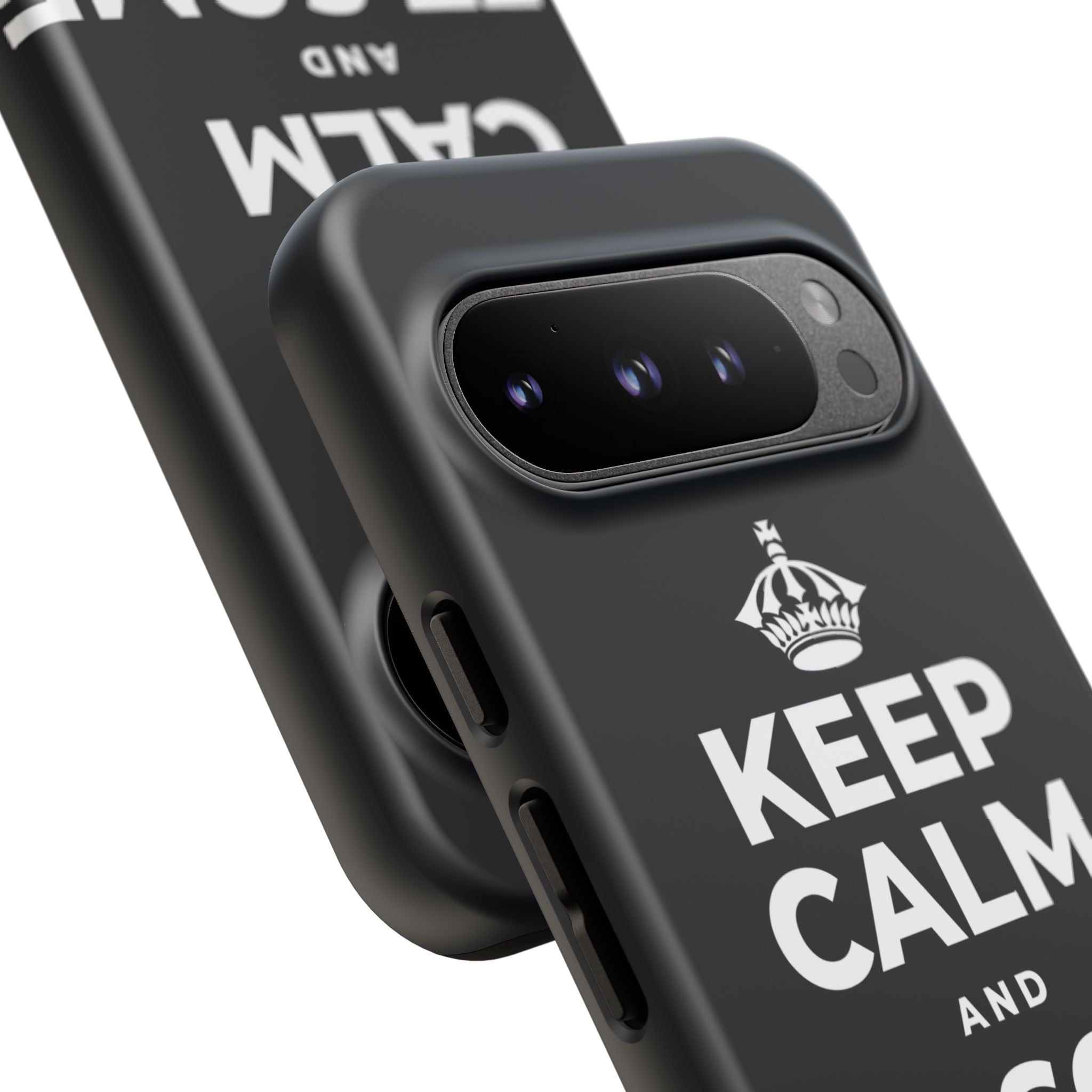 KEEP CALM AND LET SOME OF IT GO Phone Case (Dark)