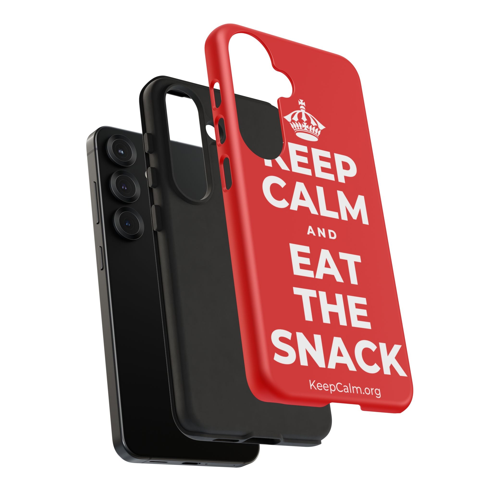 KEEP CALM AND EAT THE SNACK Phone Case