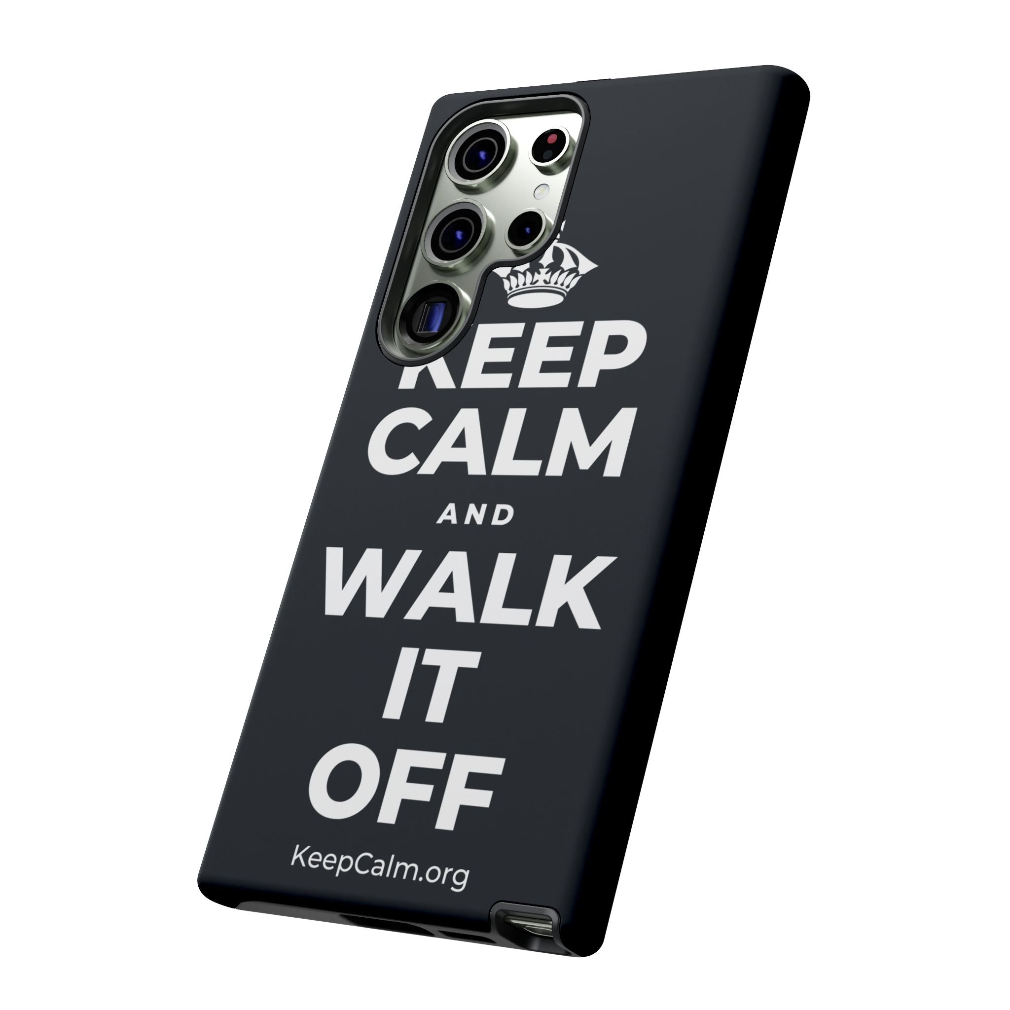 KEEP CALM AND WALK IT OFF Phone Case (Dark)
