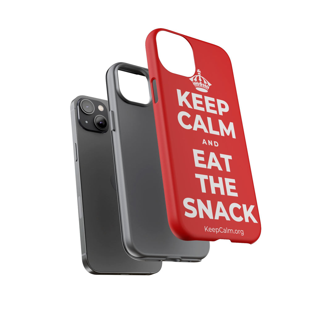 KEEP CALM AND EAT THE SNACK Phone Case