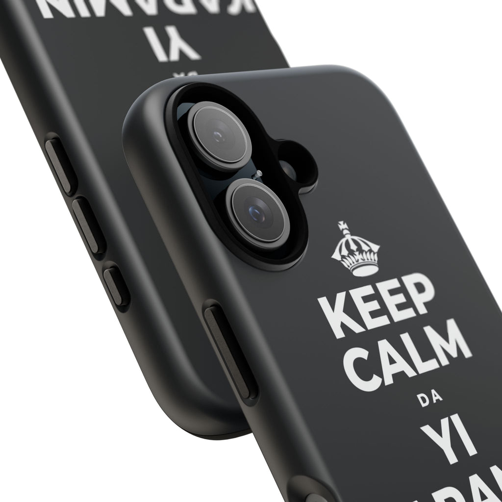 KEEP CALM DA YI ƘARAMIN JERIN ABUBUWA Phone Case (Dark)