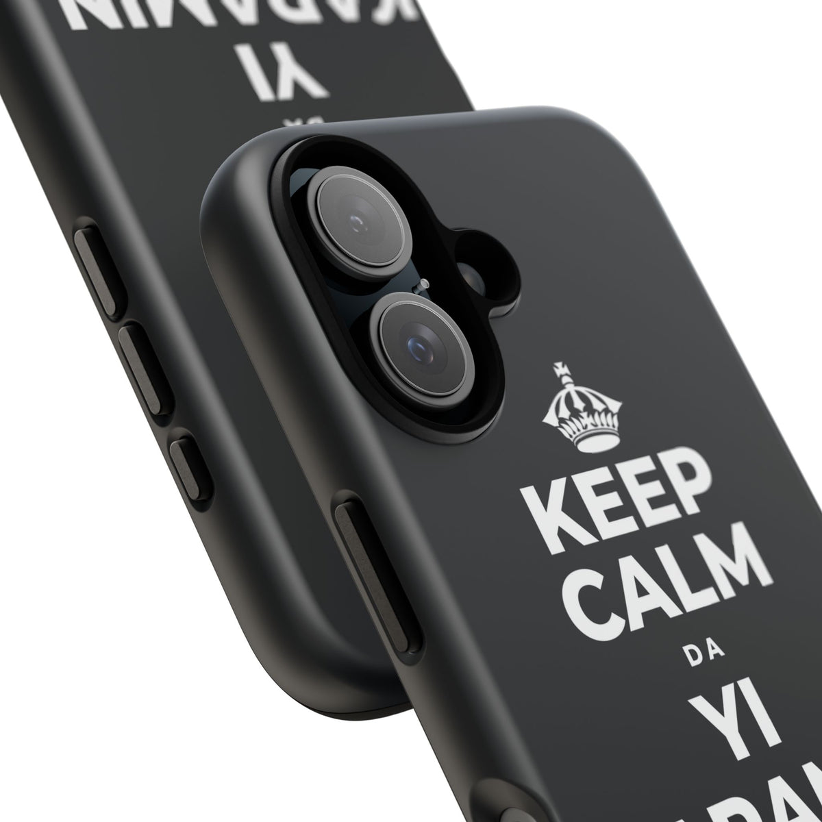 KEEP CALM DA YI ƘARAMIN JERIN ABUBUWA Phone Case (Dark)