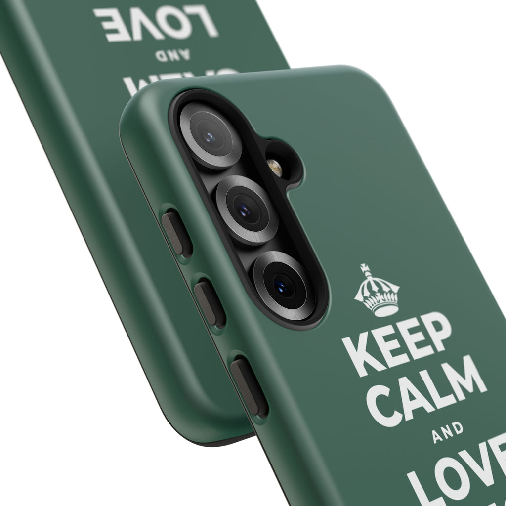 KEEP CALM AND LOVE WITHOUT POSSESSION Phone Case