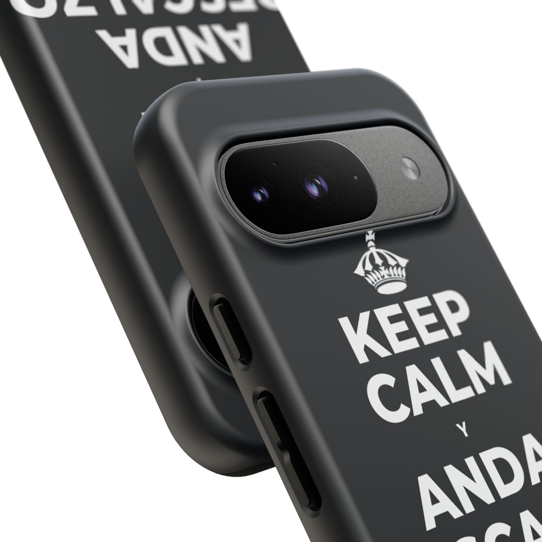KEEP CALM Y ANDA DESCALZO EN EL PASTO Phone Case (Dark)