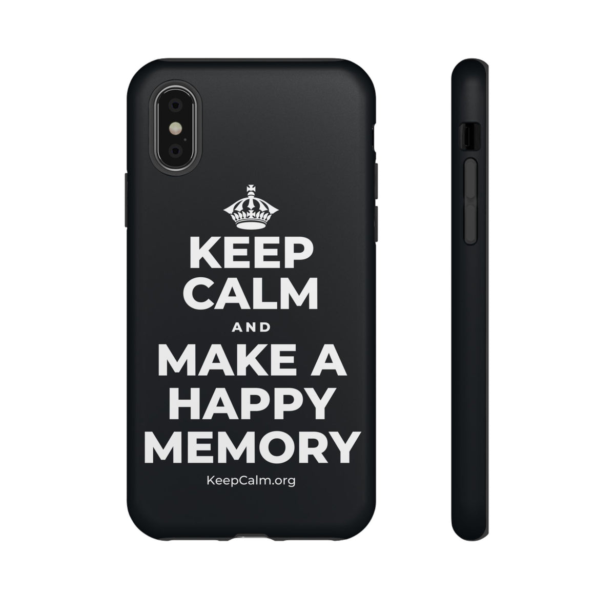 KEEP CALM AND MAKE A HAPPY MEMORY Phone Case (Dark)