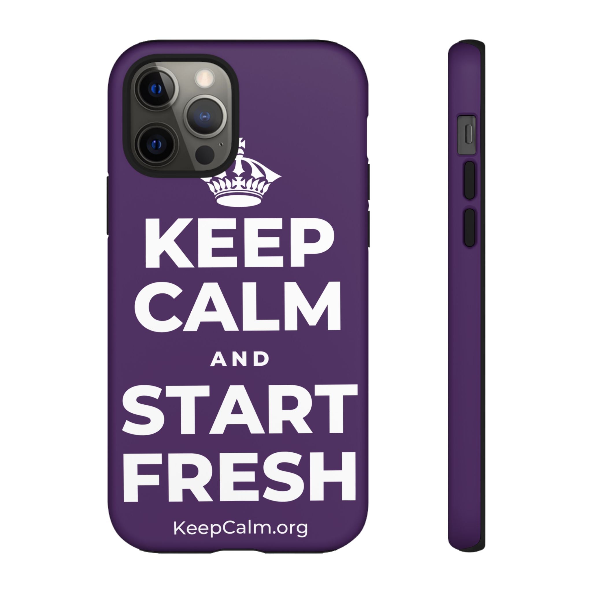 KEEP CALM AND START FRESH Phone Case