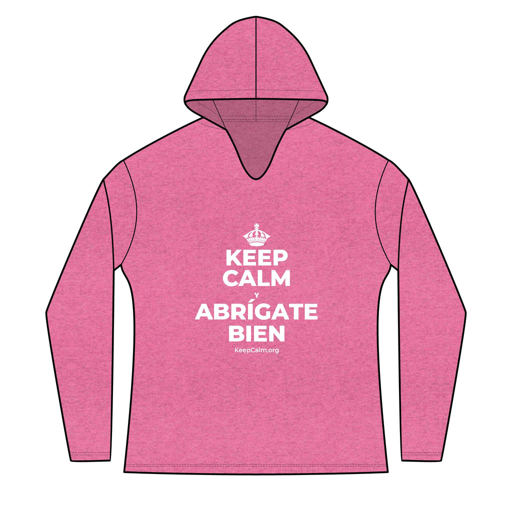 KEEP CALM Y ABRÍGATE BIEN Women's Long Sleeve Hoodie