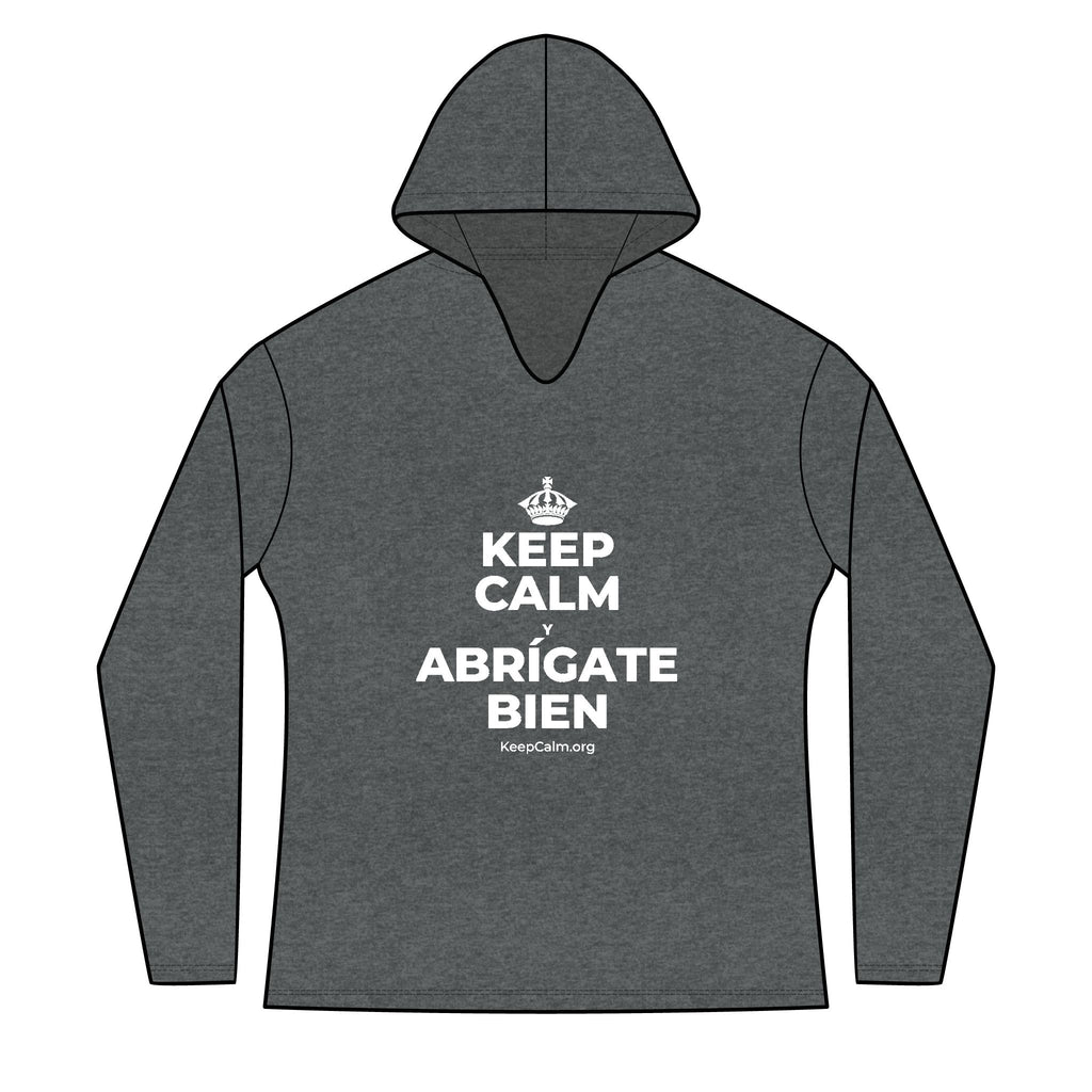 KEEP CALM Y ABRÍGATE BIEN Women's Long Sleeve Hoodie