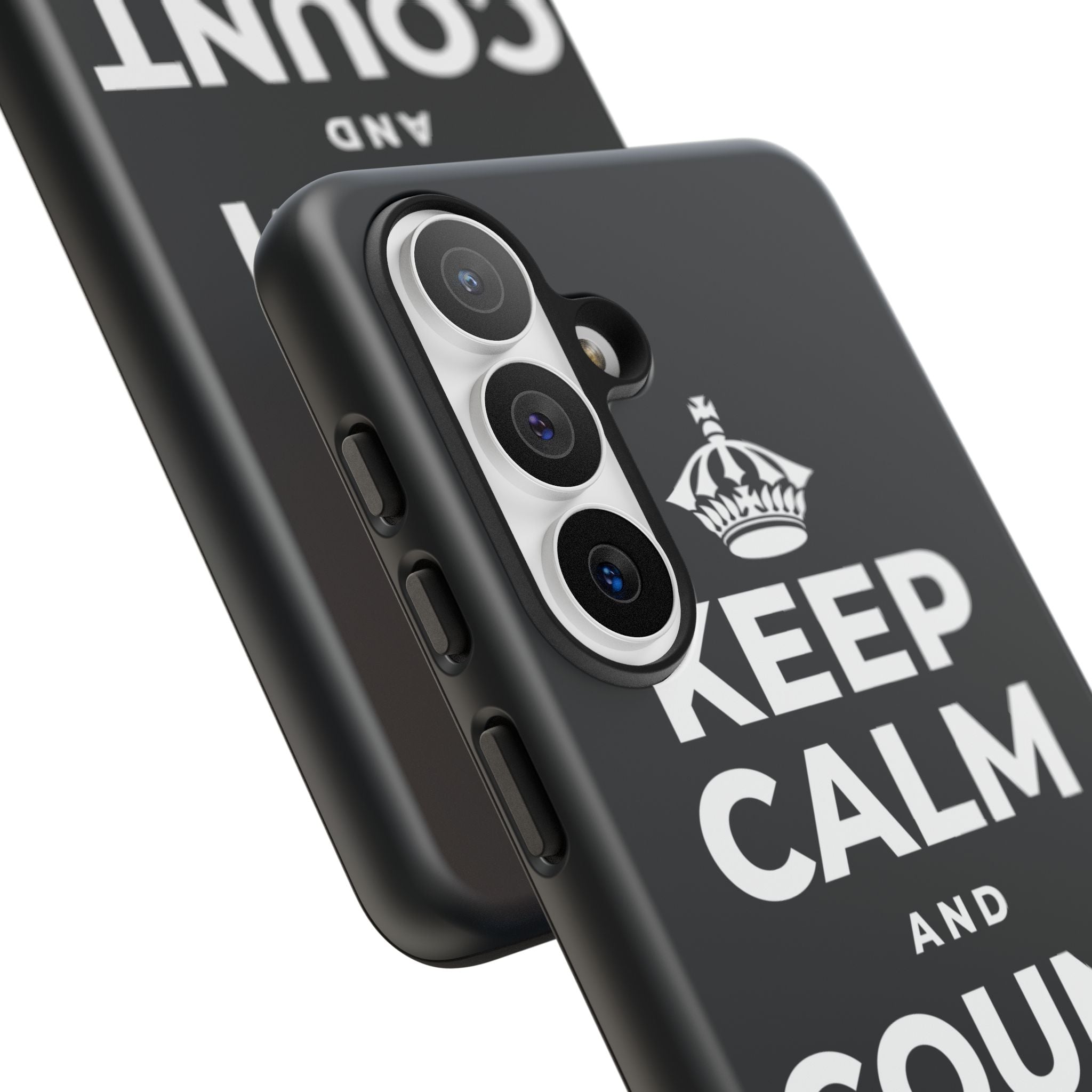 KEEP CALM AND COUNT SMALL WINS Phone Case (Dark)