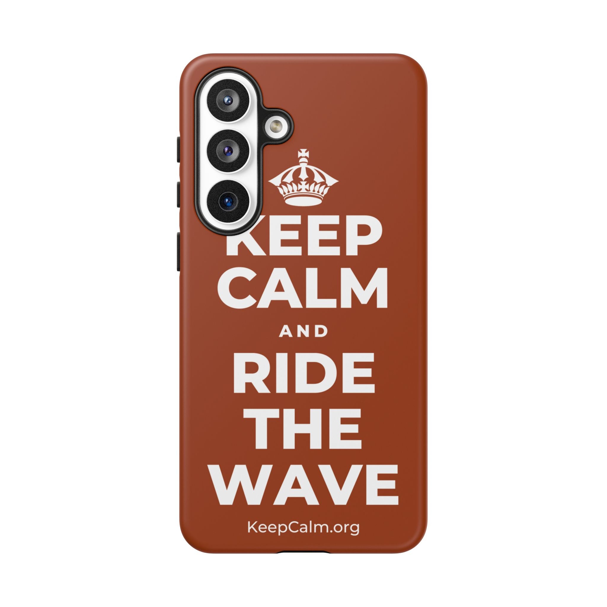 KEEP CALM AND RIDE THE WAVE Phone Case