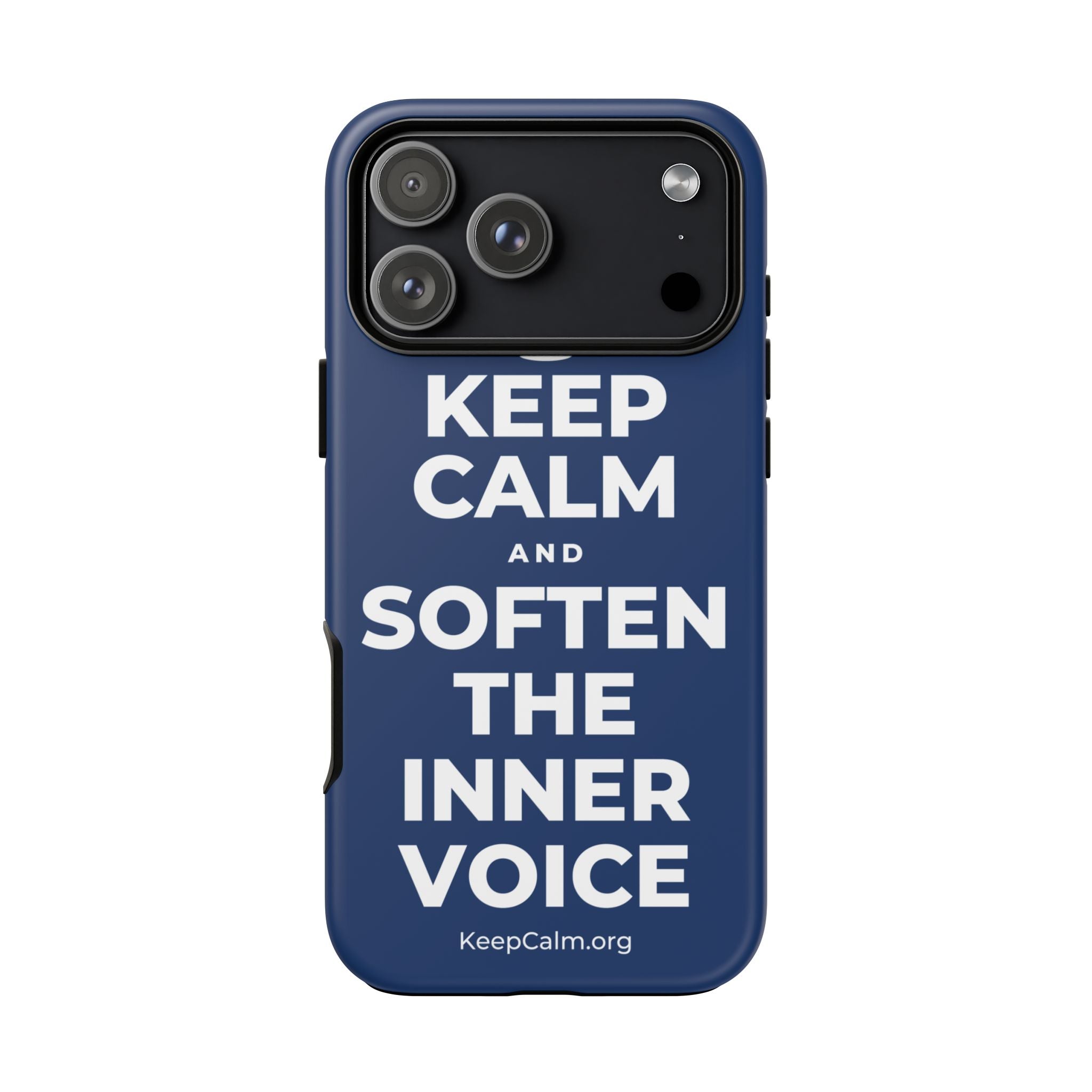 KEEP CALM AND SOFTEN THE INNER VOICE Phone Case