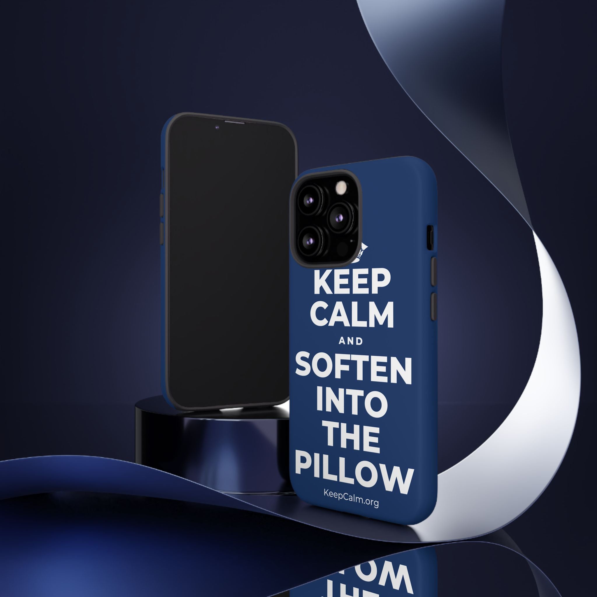 KEEP CALM AND SOFTEN INTO THE PILLOW Phone Case