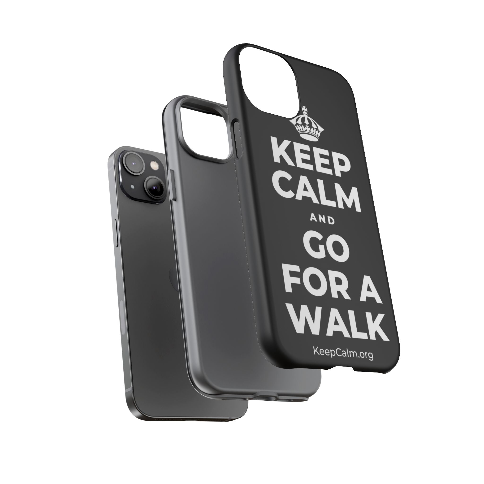 KEEP CALM AND GO FOR A WALK Phone Case