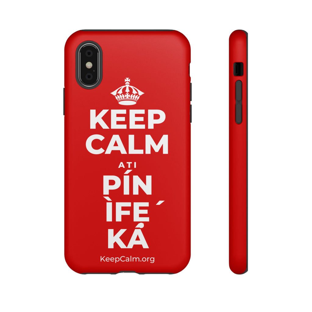 KEEP CALM ATI PÍN ÌFẸ́ KÁ Phone Case