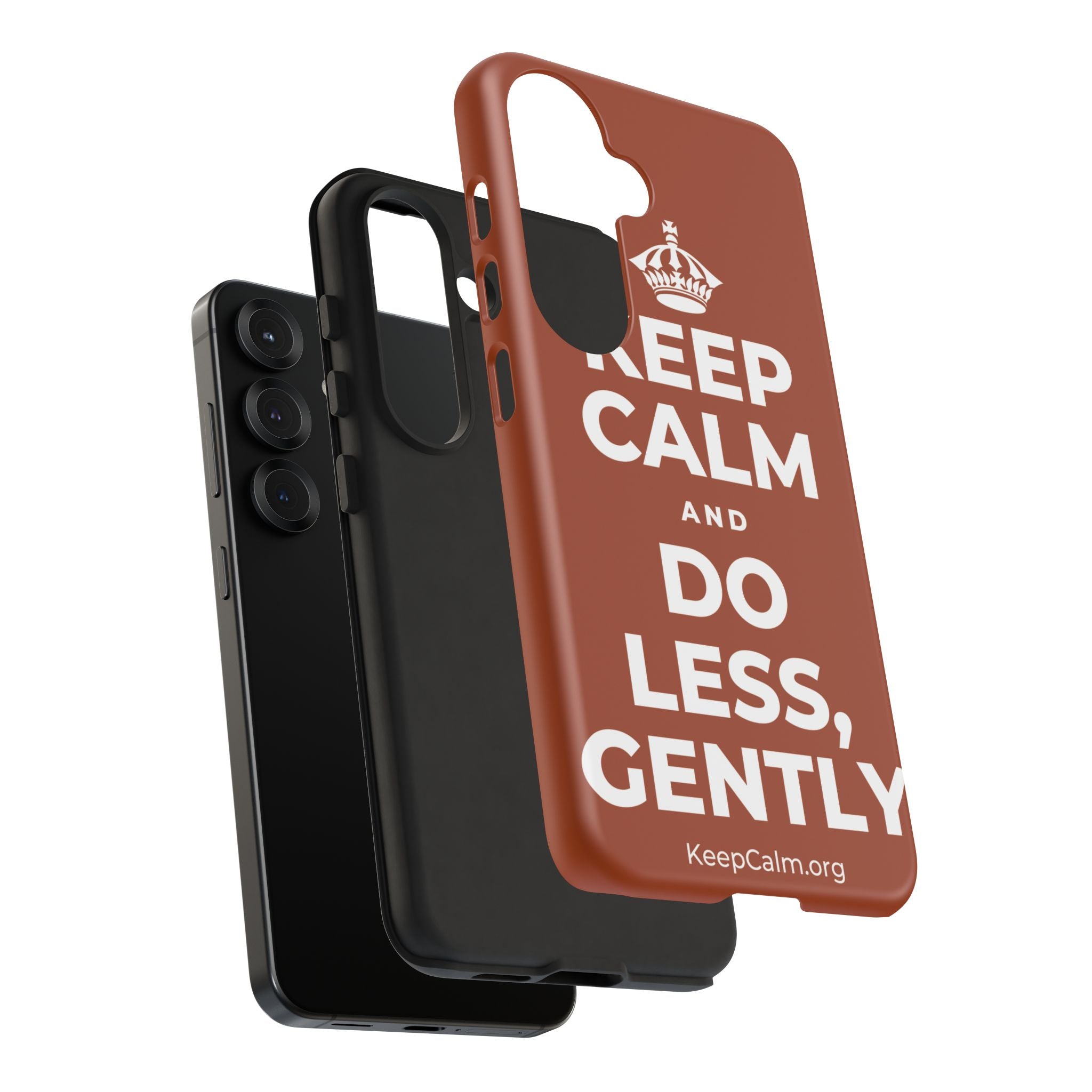 KEEP CALM AND DO LESS, GENTLY Phone Case