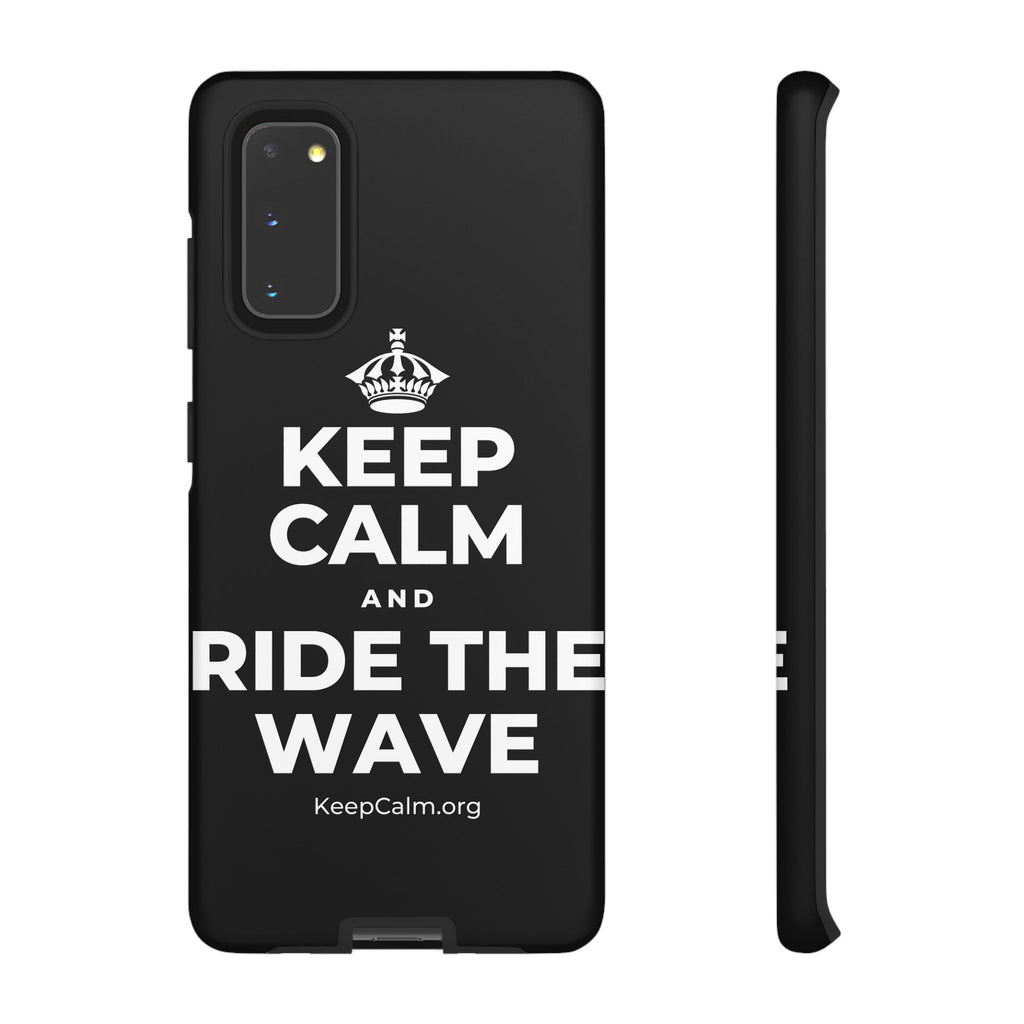 KEEP CALM AND RIDE THE WAVE Phone Case