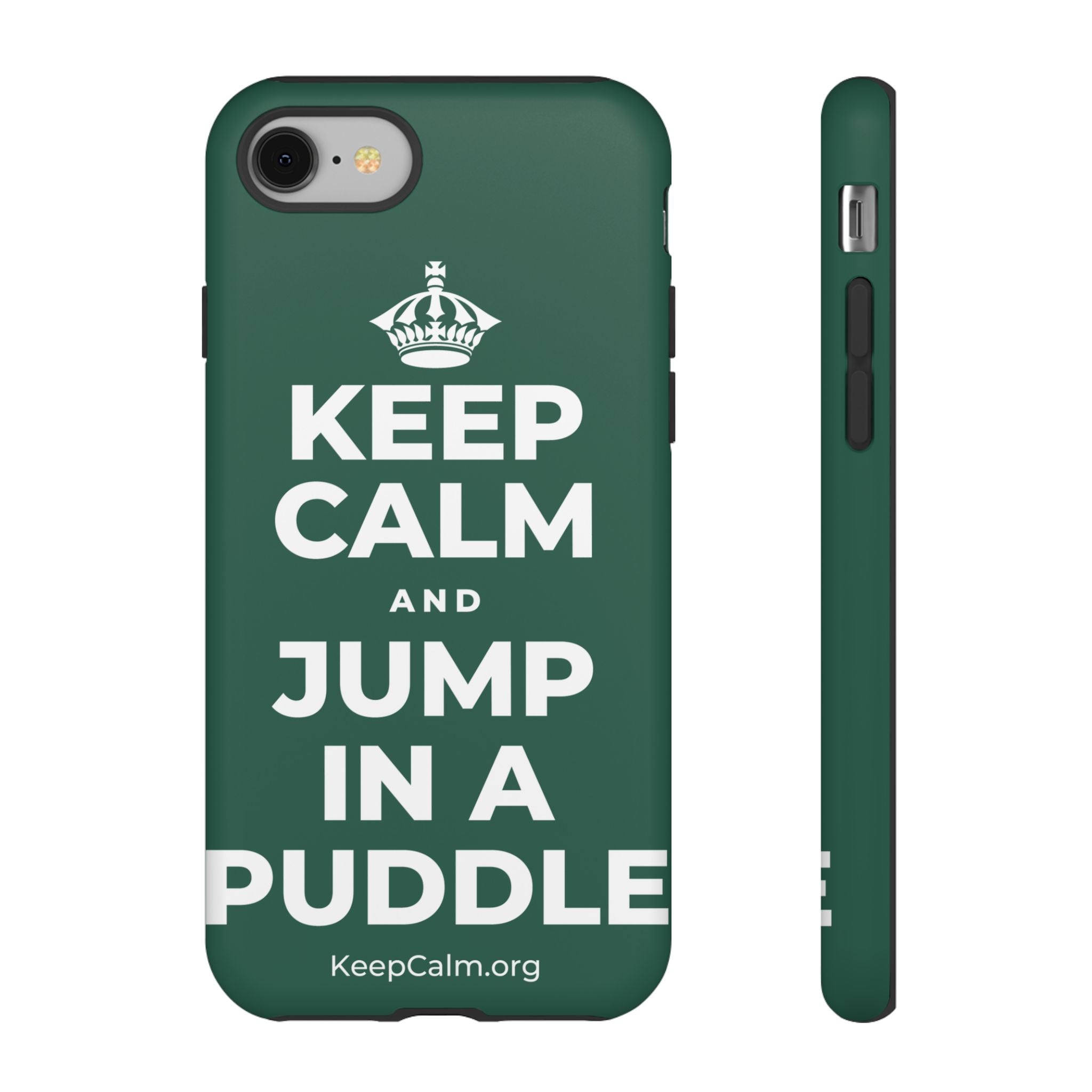 KEEP CALM AND JUMP IN A PUDDLE Phone Case