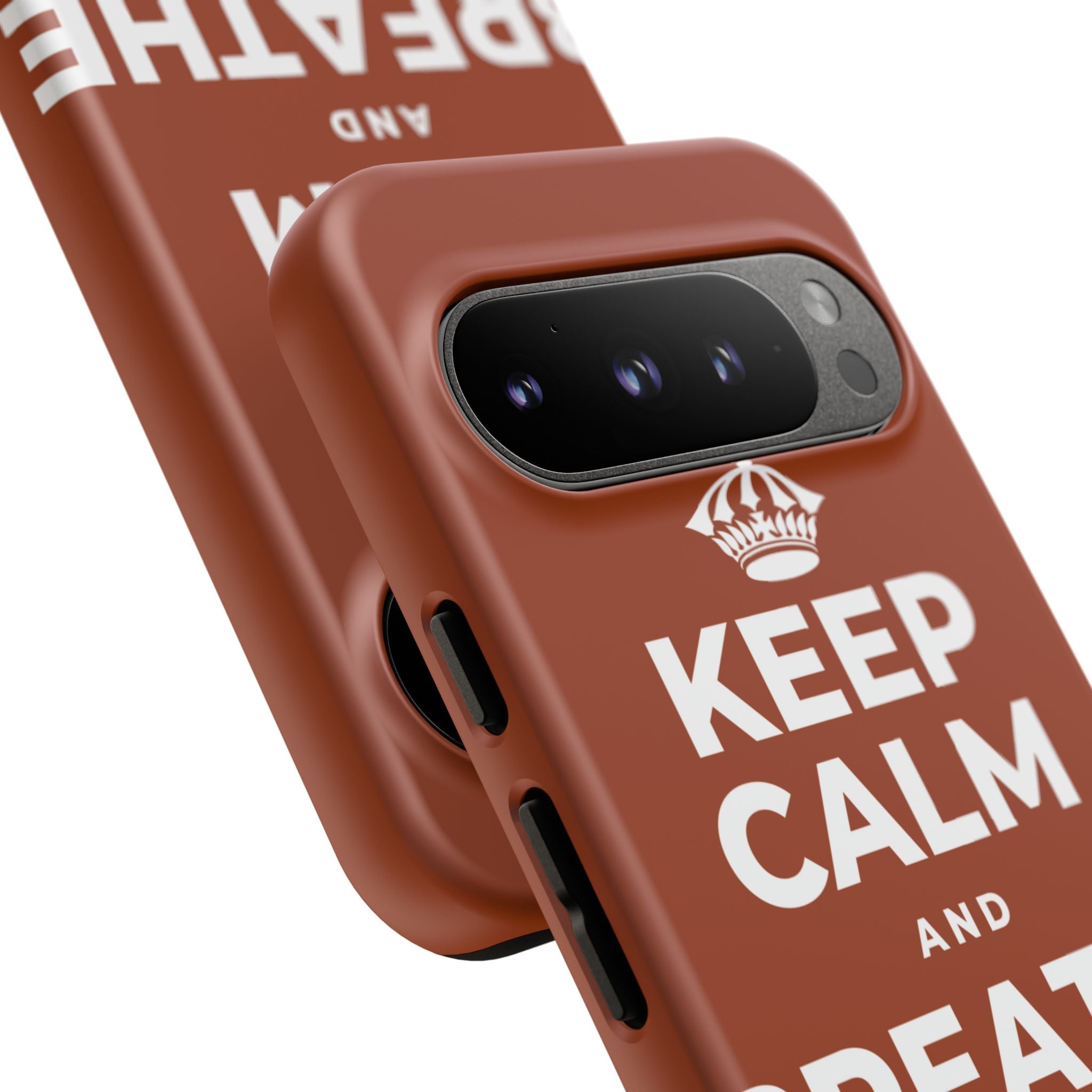 KEEP CALM AND BREATHE IN FOR FOUR Phone Case