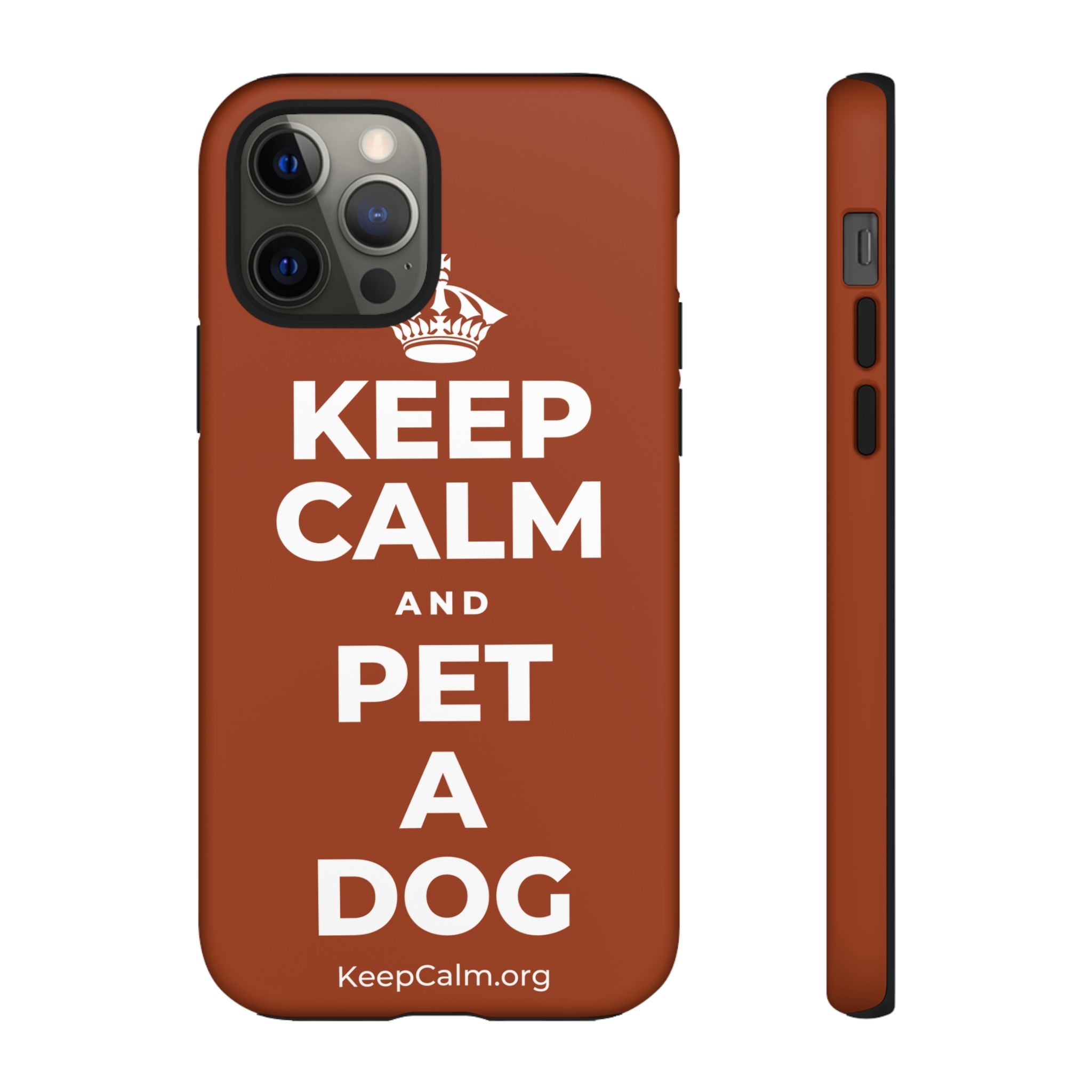 KEEP CALM AND PET A DOG Phone Case
