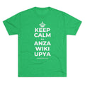 KEEP CALM NA ANZA WIKI UPYA Tri-Blend Tee