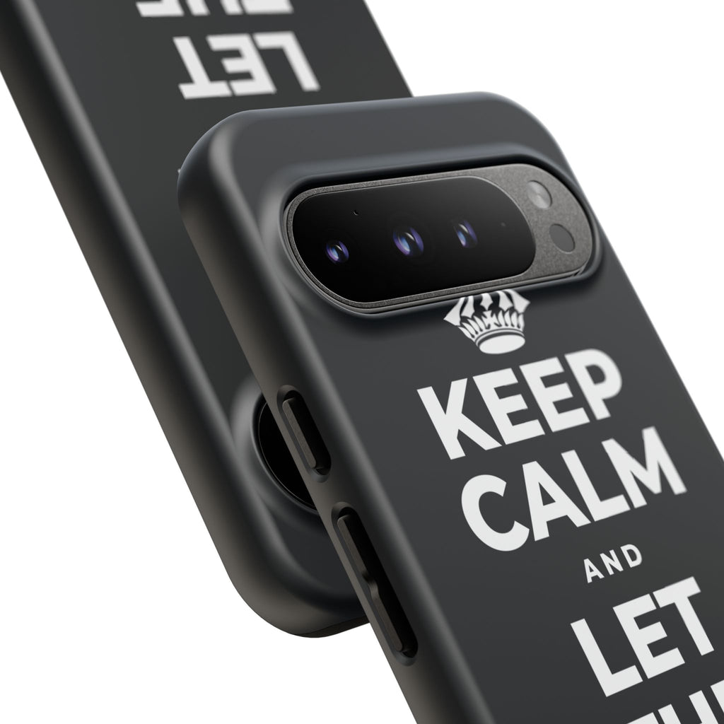 KEEP CALM AND LET THE SMILE OUT Phone Case (Dark)