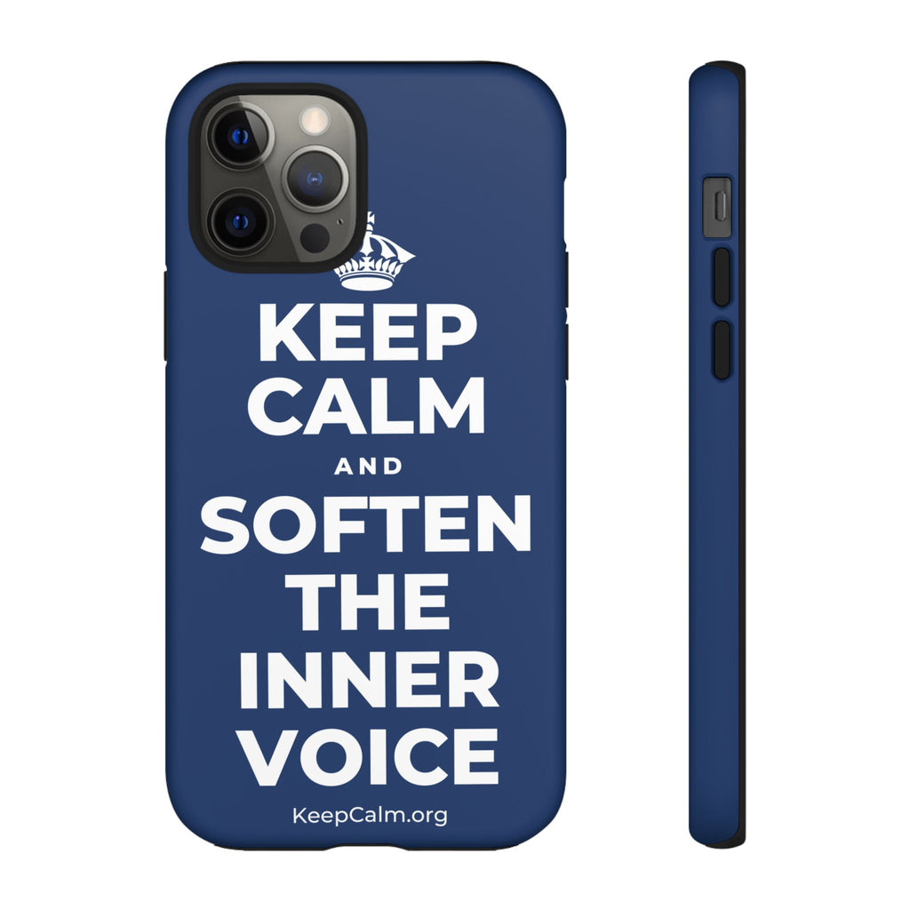 KEEP CALM AND SOFTEN THE INNER VOICE Phone Case