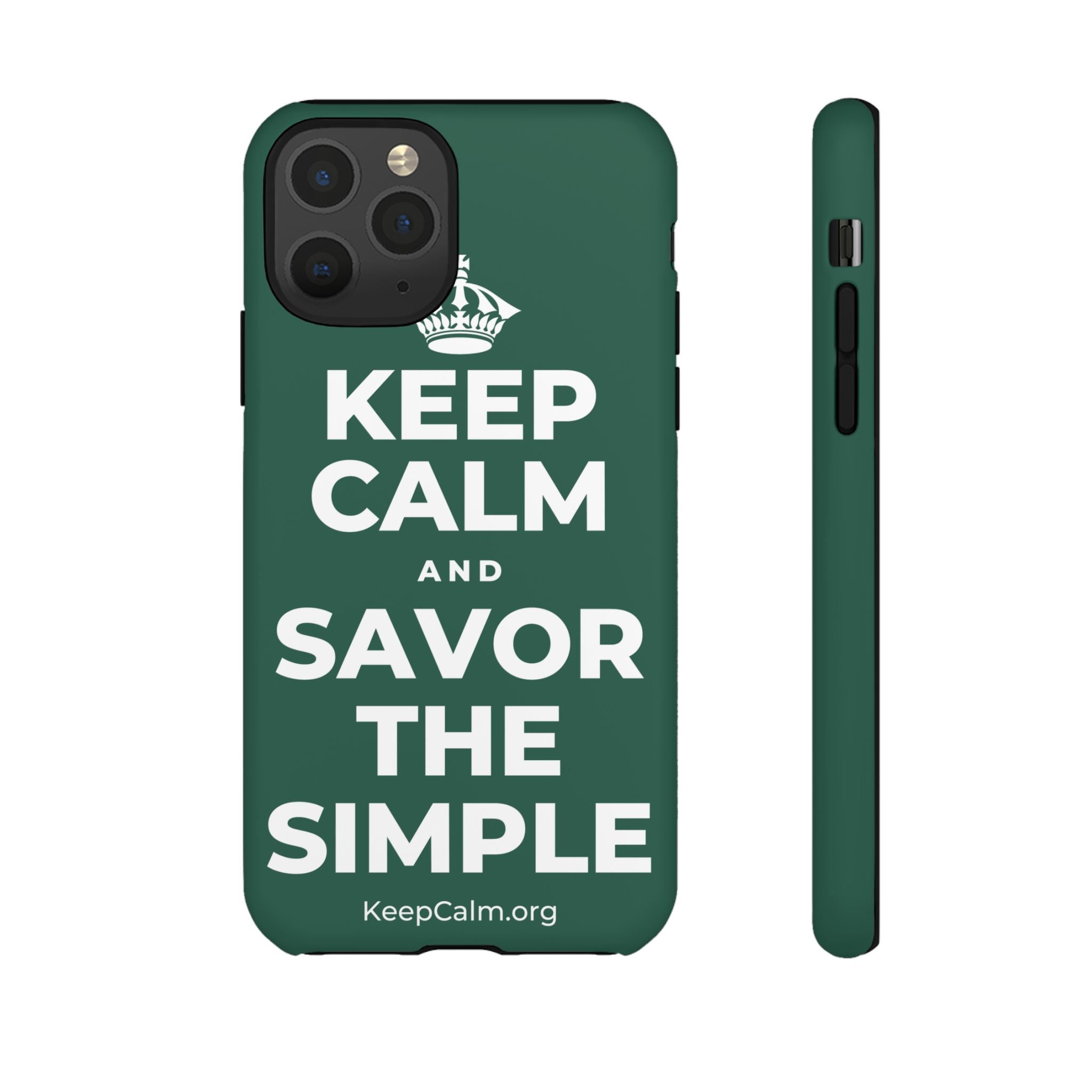 KEEP CALM AND SAVOR THE SIMPLE Phone Case