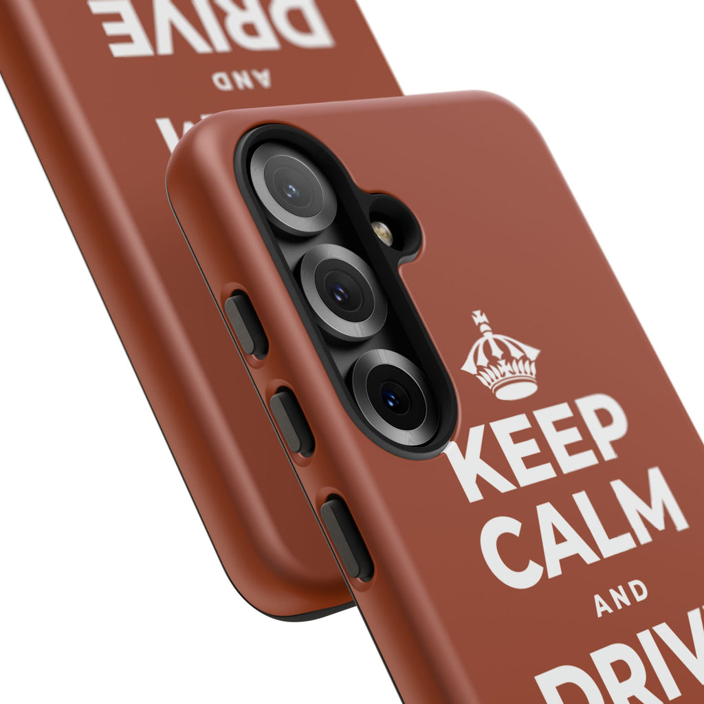 KEEP CALM AND DRIVE THE LONG WAY Phone Case