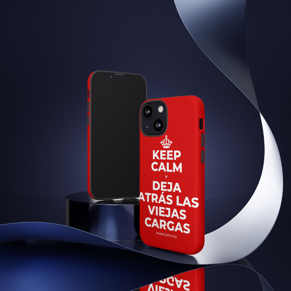 KEEP CALM Y DEJA ATRÁS LAS VIEJAS CARGAS Phone Case