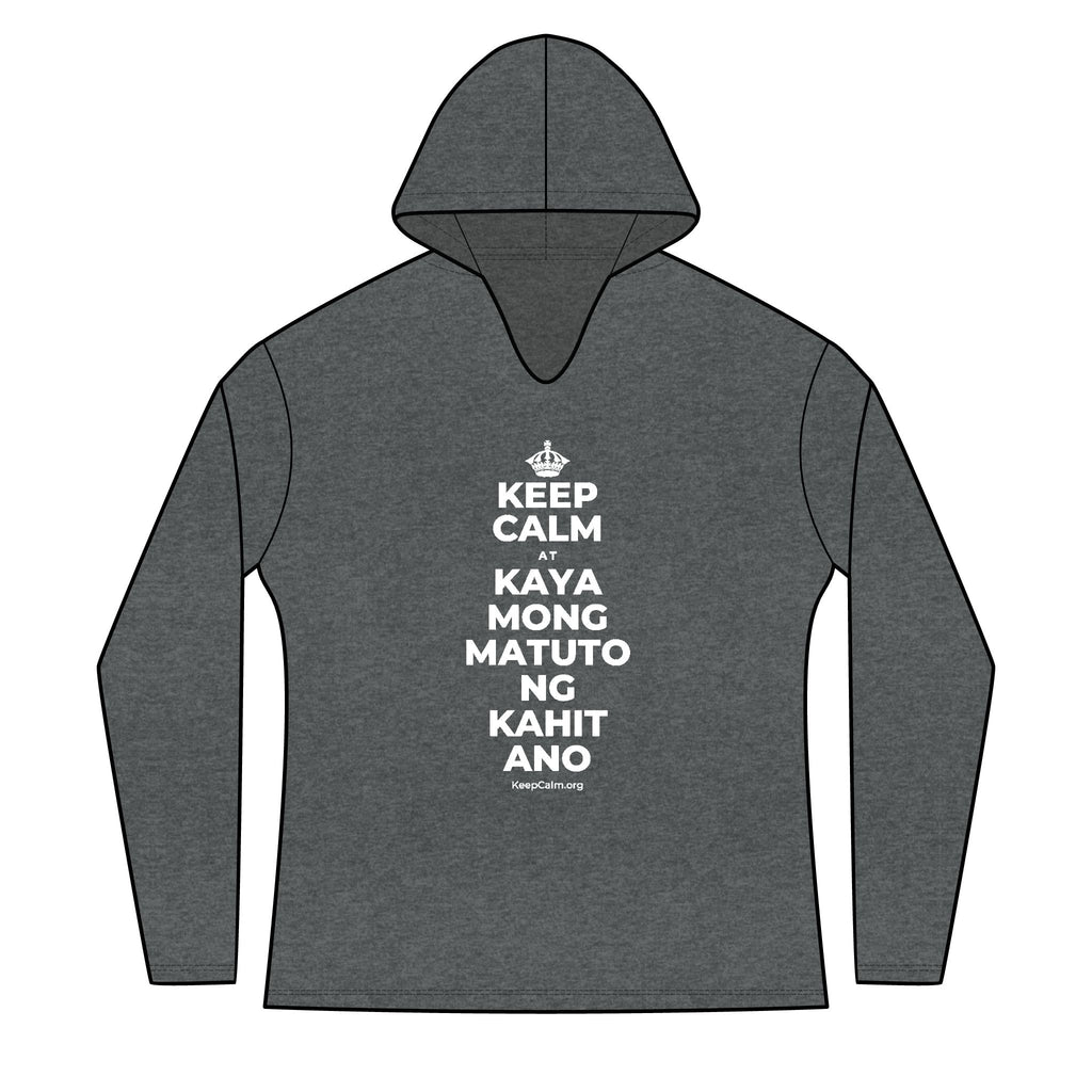 KEEP CALM AT KAYA MONG MATUTO NG KAHIT ANO Women's Long Sleeve Hoodie