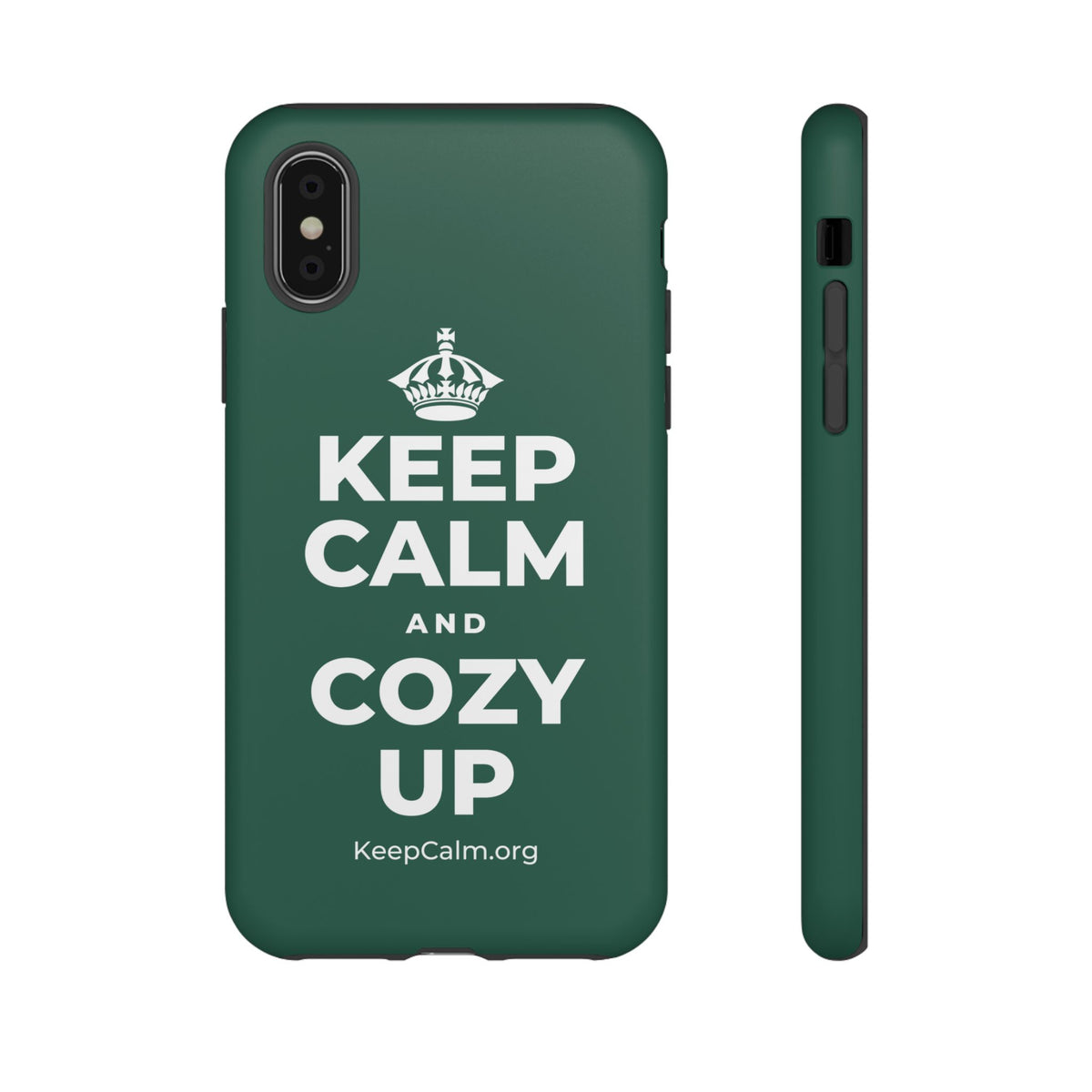 KEEP CALM AND COZY UP Phone Case