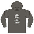 KEEP CALM AND GO FOR A WALK Organic Hoodie Tee