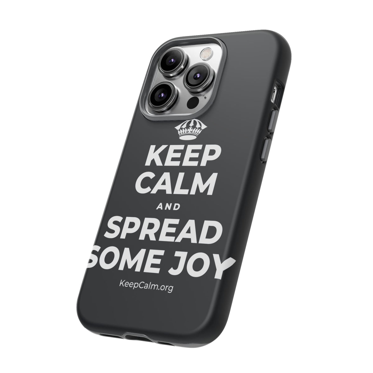 KEEP CALM AND SPREAD SOME JOY Phone Case (Dark)