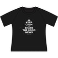KEEP CALM AND SHARE THE GOOD NEWS Women's Raglan Tee