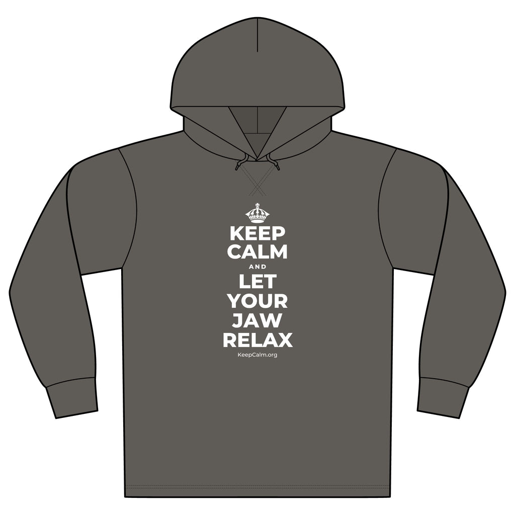 KEEP CALM AND LET YOUR JAW RELAX Organic Hoodie Tee