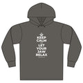 KEEP CALM AND LET YOUR JAW RELAX Organic Hoodie Tee