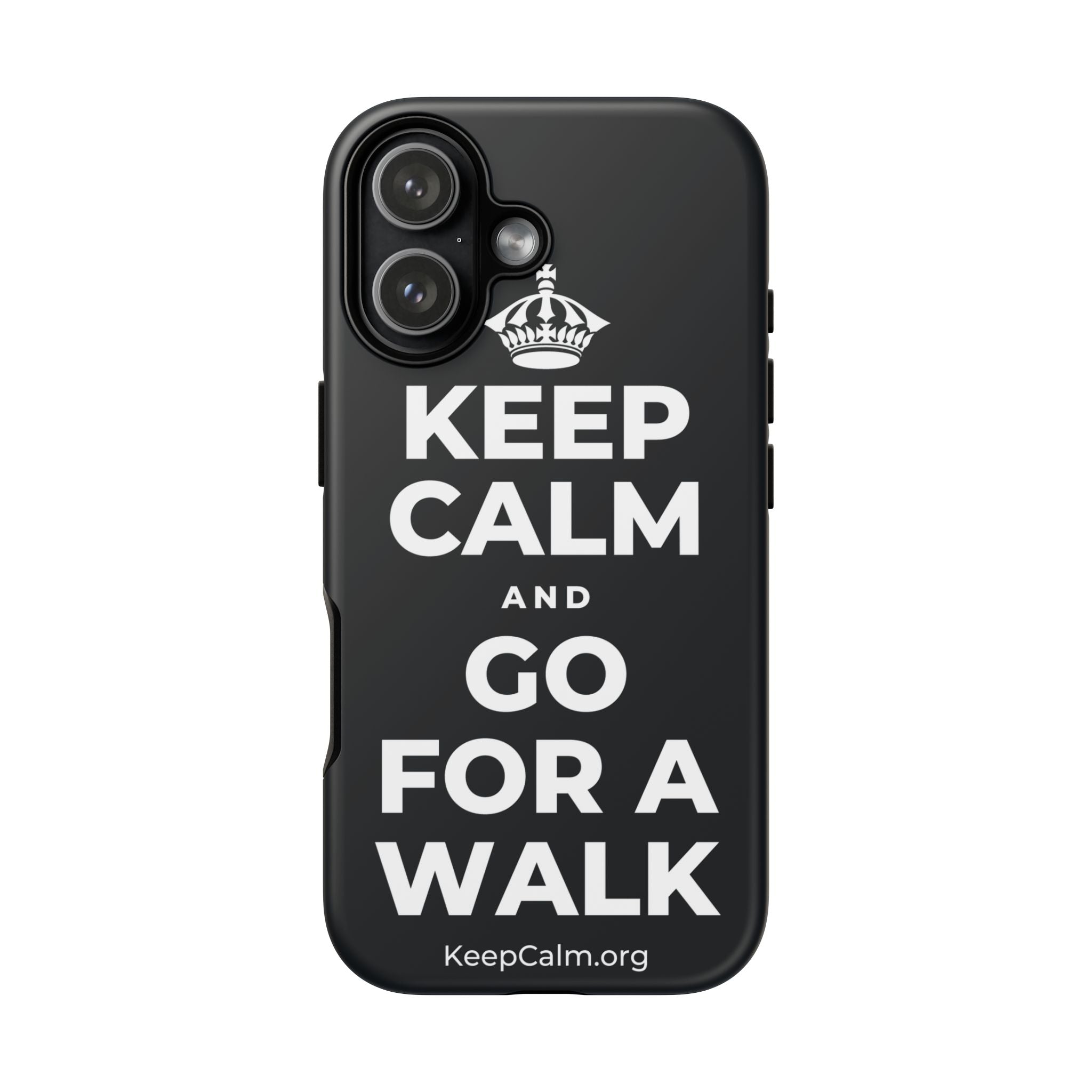 KEEP CALM AND GO FOR A WALK Phone Case (Dark)