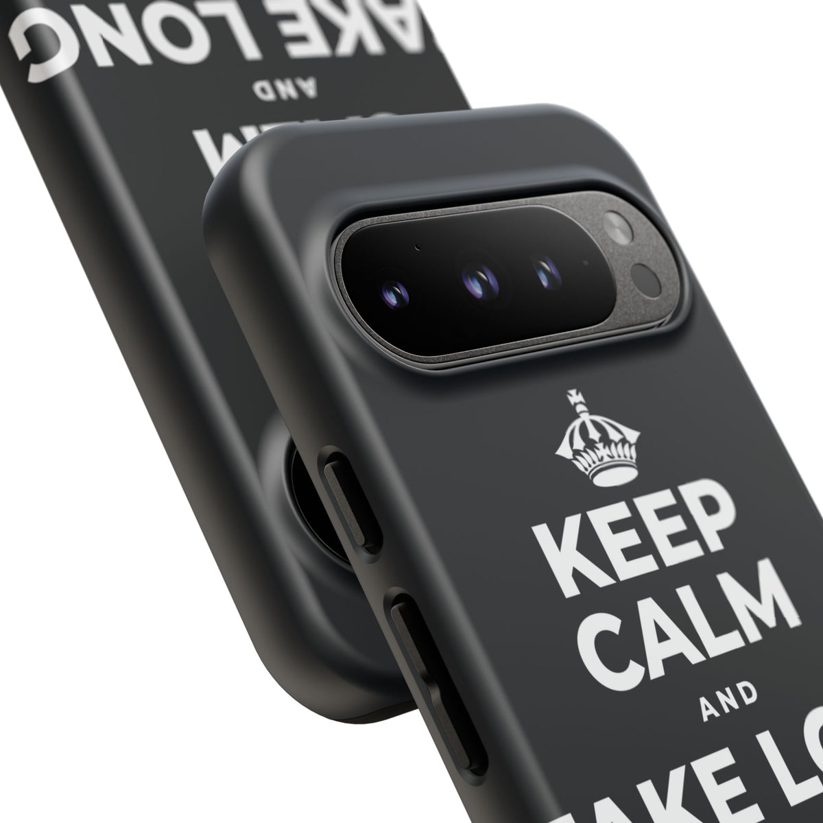 KEEP CALM AND TAKE LONG WALKS ON THE BEACH Phone Case (Dark)