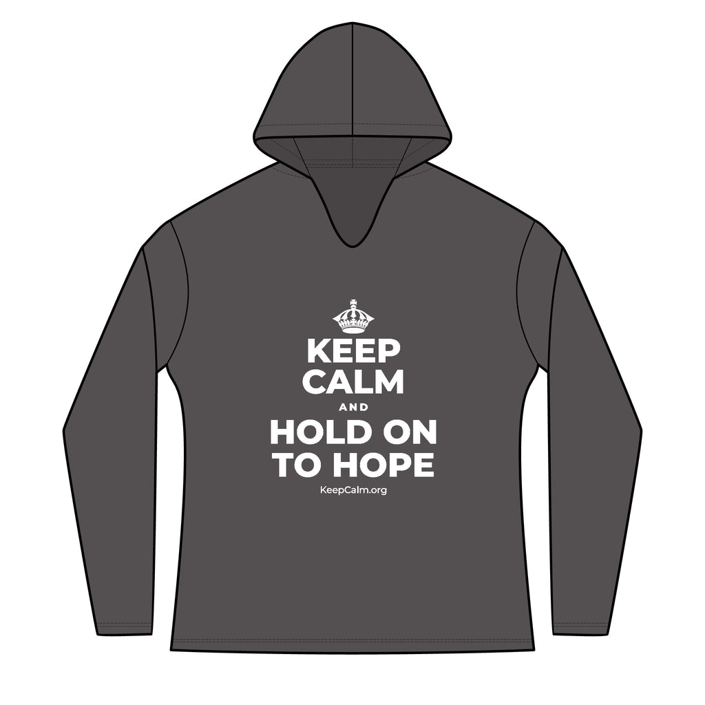 KEEP CALM AND HOLD ON TO HOPE Women's Long Sleeve Hoodie