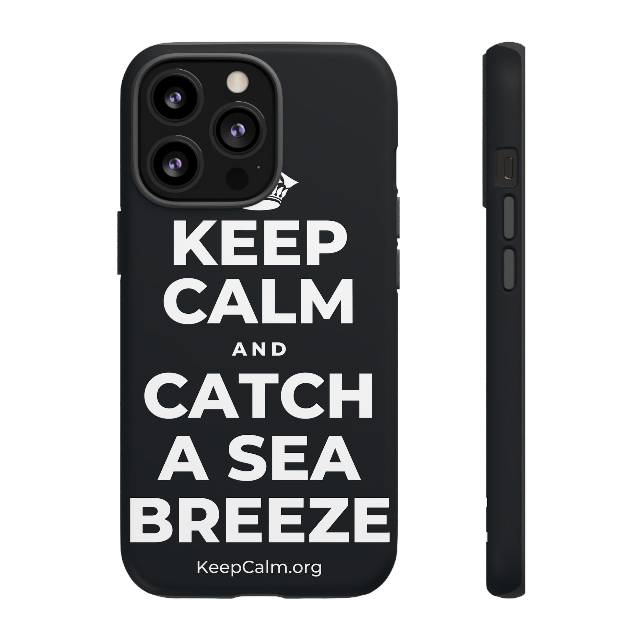 KEEP CALM AND CATCH A SEA BREEZE Phone Case (Dark)