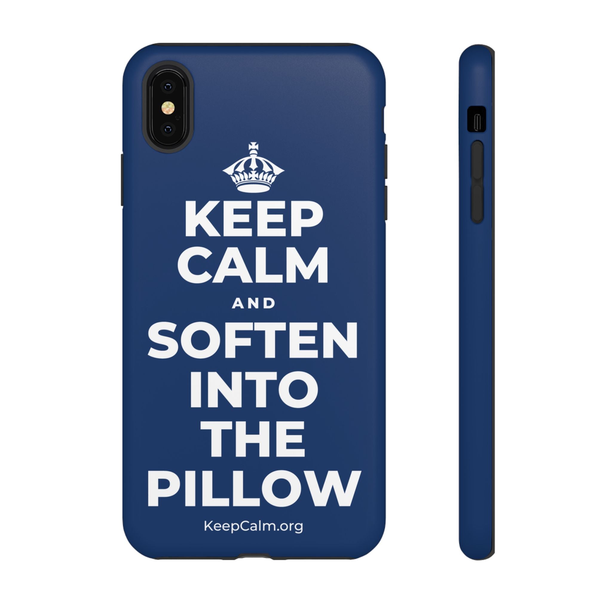KEEP CALM AND SOFTEN INTO THE PILLOW Phone Case