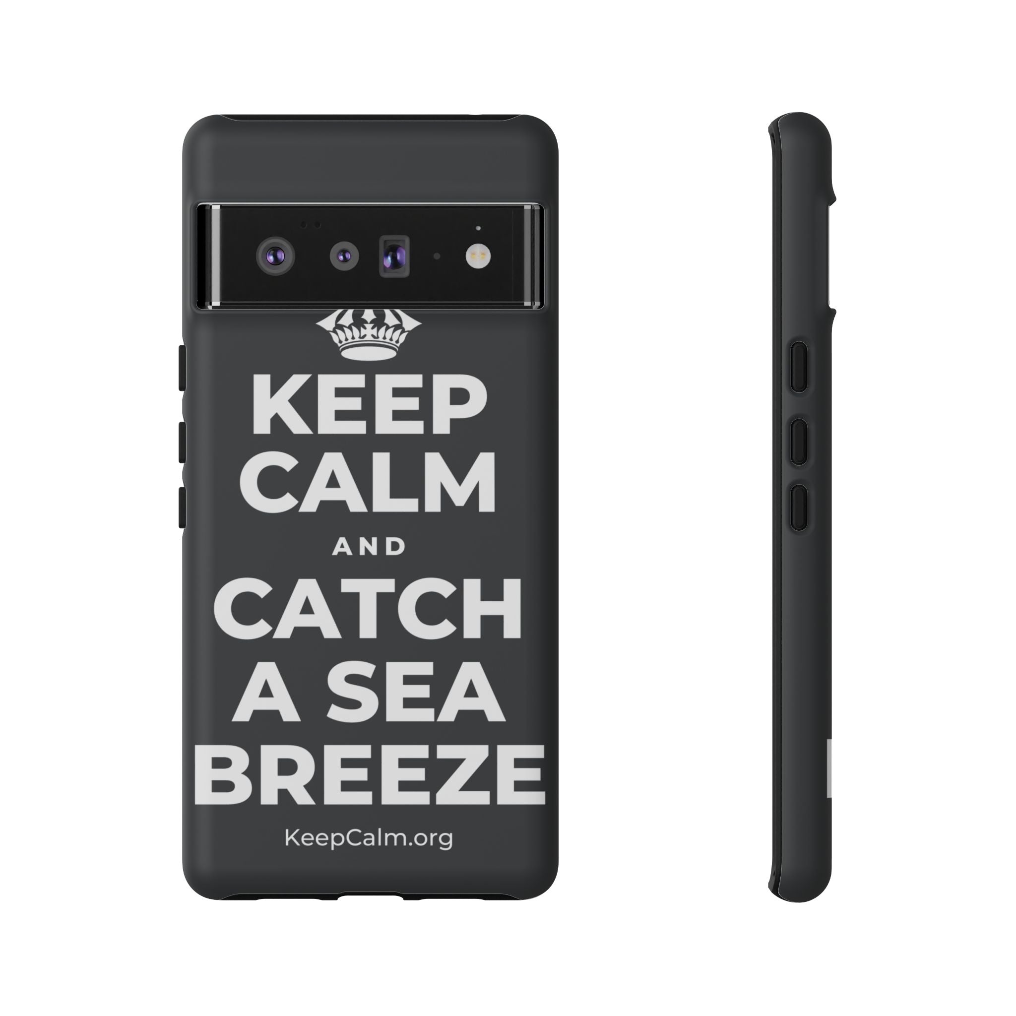 KEEP CALM AND CATCH A SEA BREEZE Phone Case (Dark)