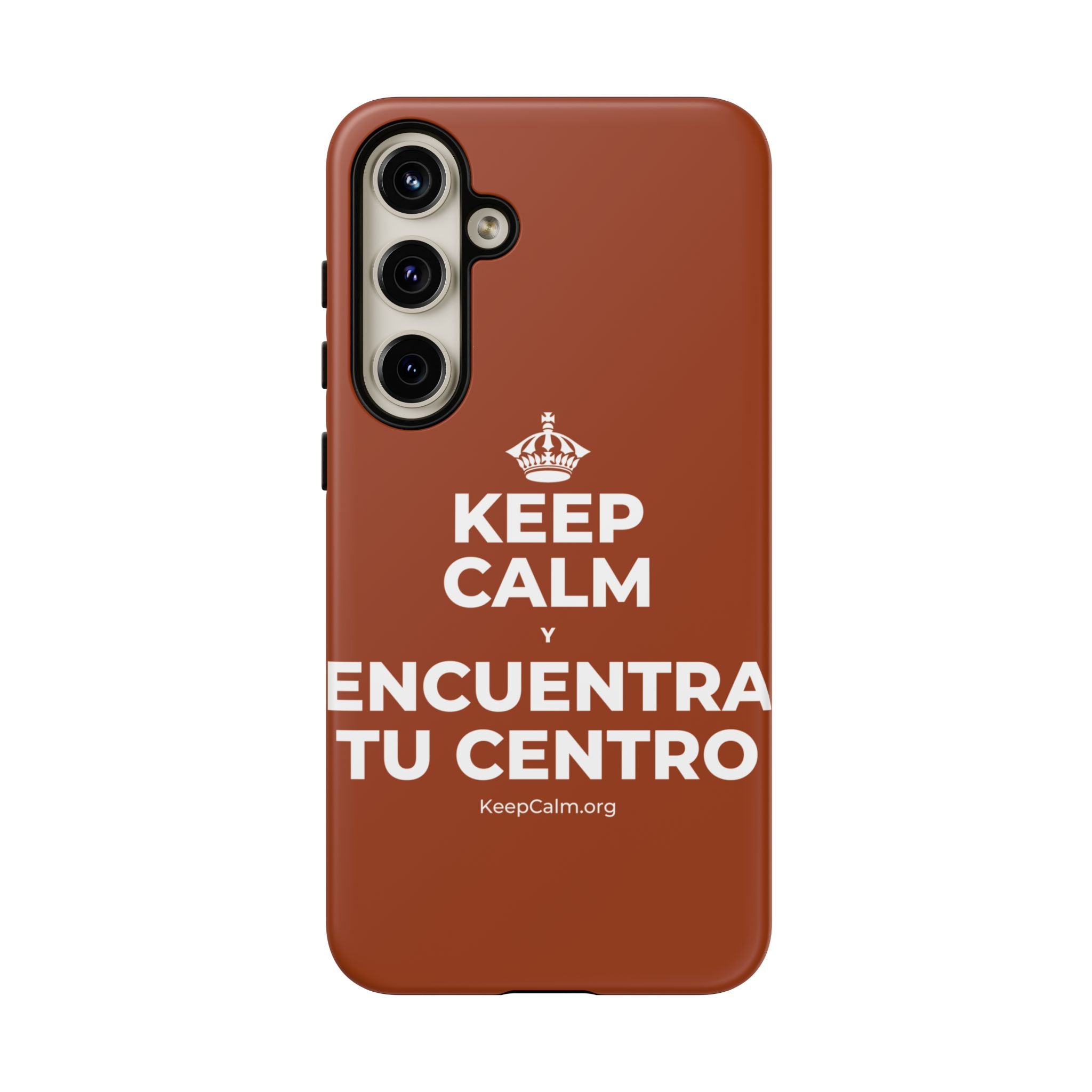 KEEP CALM Y ENCUENTRA TU CENTRO Phone Case