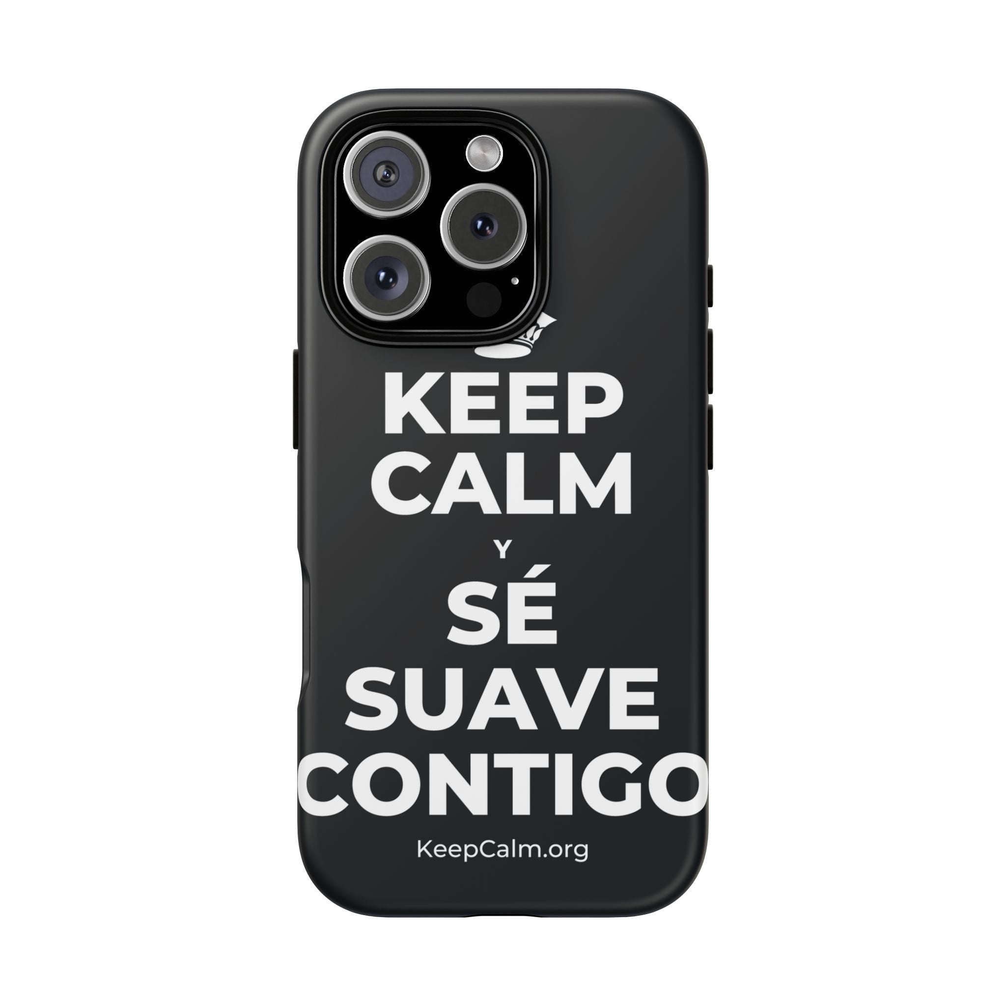 KEEP CALM Y SÉ SUAVE CONTIGO Phone Case (Dark)
