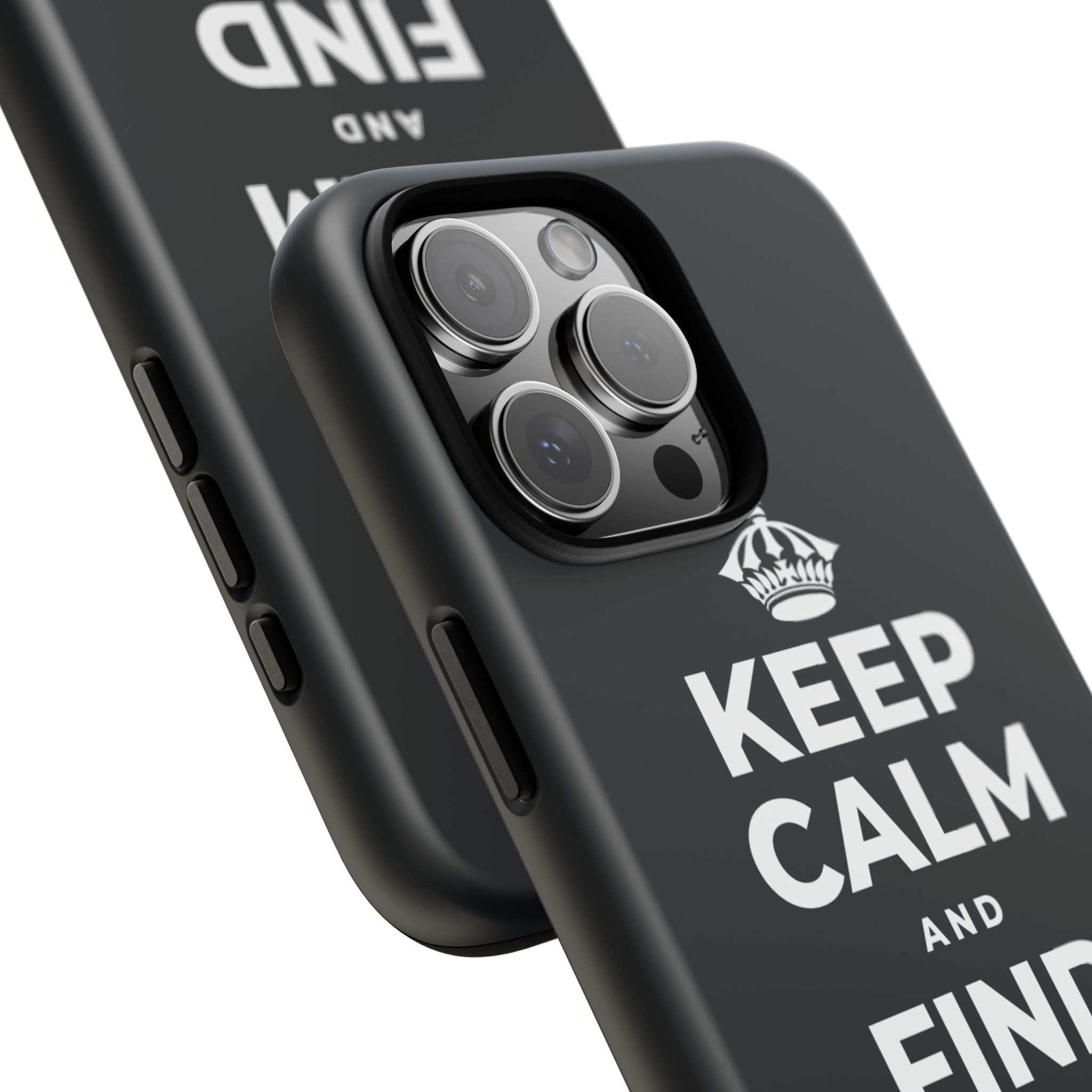 KEEP CALM AND FIND YOUR FREEDOM Phone Case (Dark)