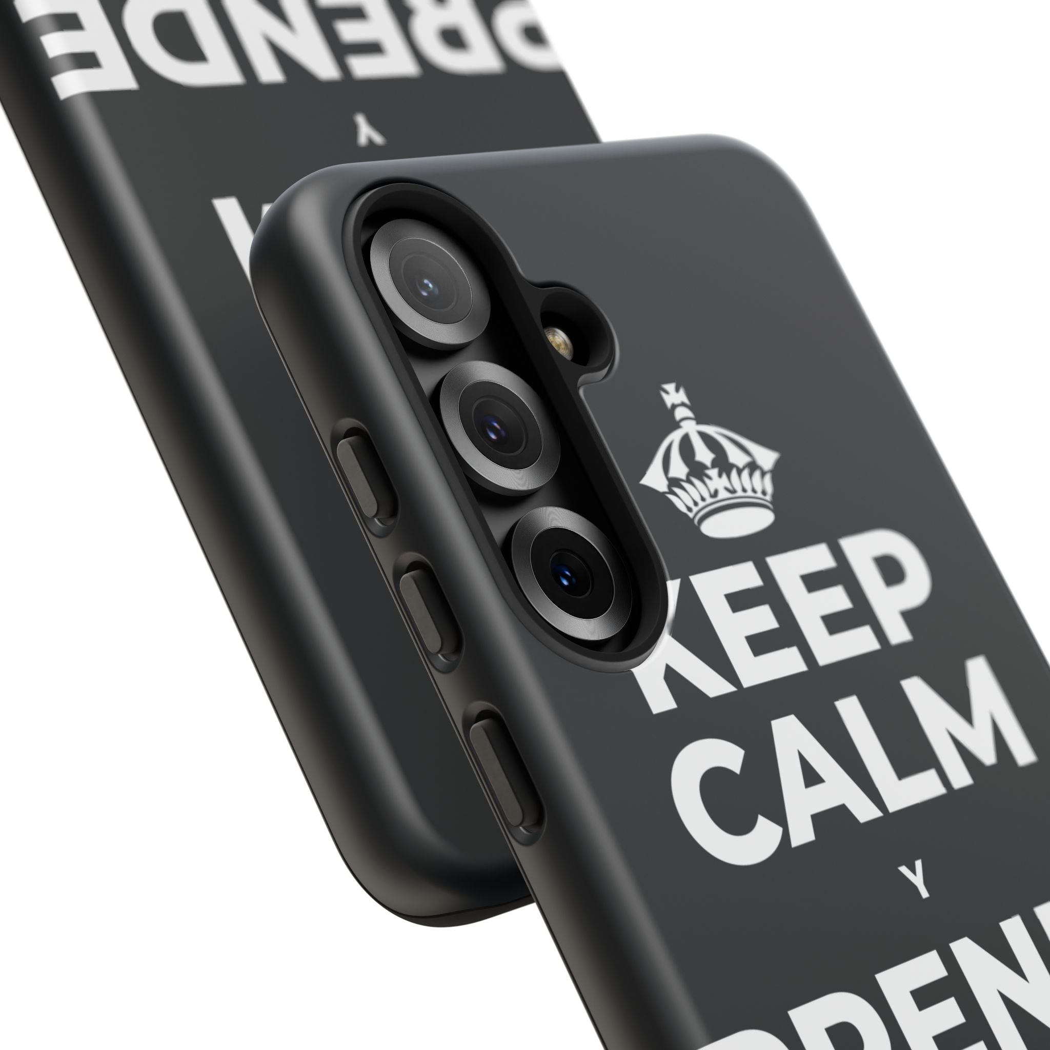 KEEP CALM Y PRENDE UNA VELA Phone Case (Dark)